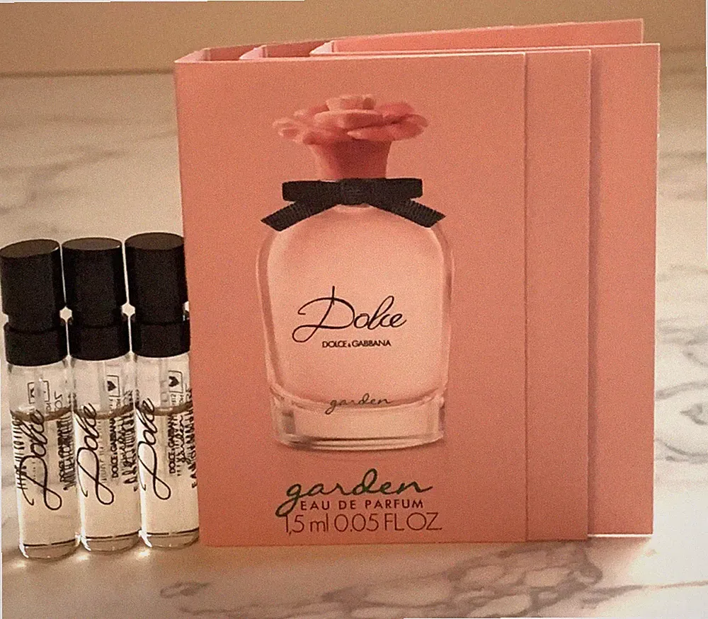 3x D&G Dolce & Gabbana Dolce Garden EDP 1.5ml .05oz Perfume Spray Sample Vial