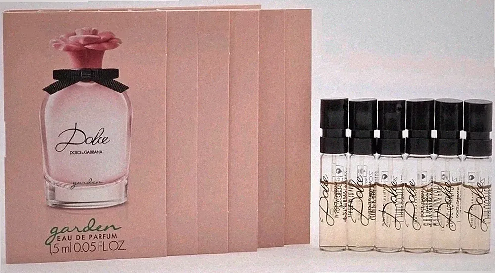6X D&G Dolce & Gabbana Dolce GARDEN EDP 1.5ml/ .05oz Perfume Spray Sample Travel
