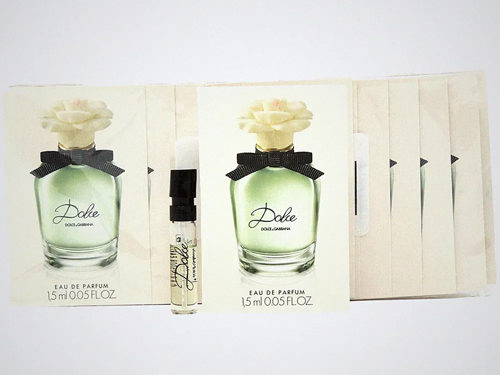 D&G DOLCE & GABBANA DOLCE EDP 1.5ml .05oz x 12 PERFUME SPRAY SAMPLE VIALS SEALED