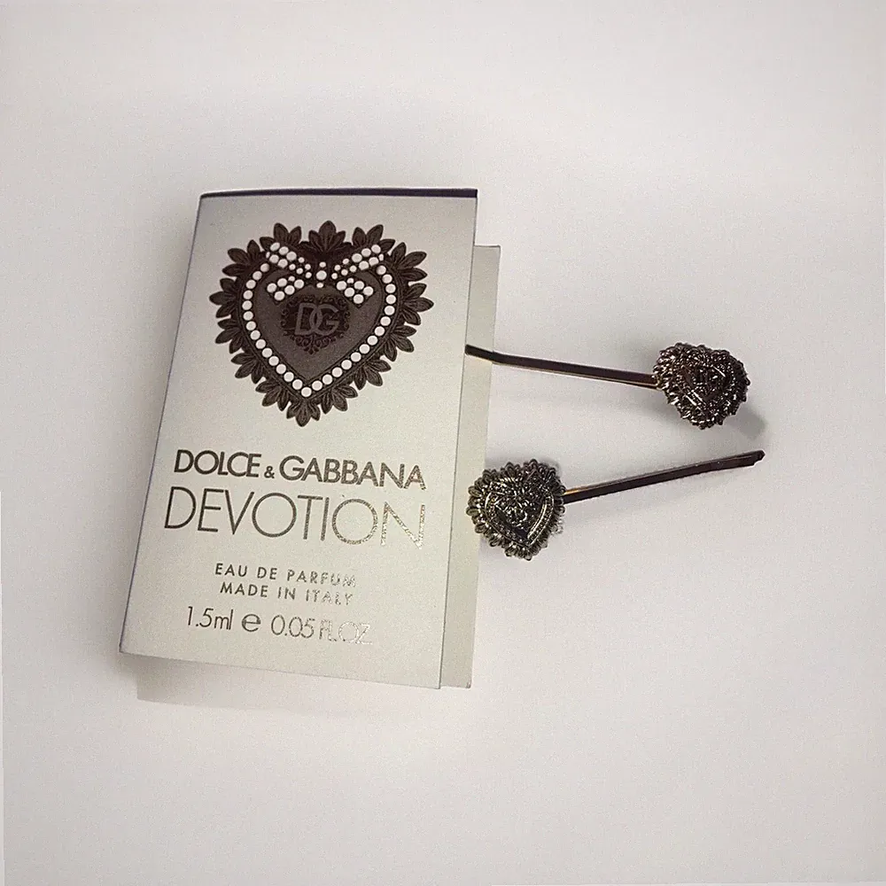 Dolce & Gabbana Beauty Collection Gold Hair Pins and Perfume