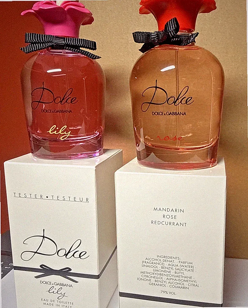 Dolce & Gabbana EAU DE TOILETTE 2.5 fl oz CHOSE FROM LILY or ROSE, TESTER BOX