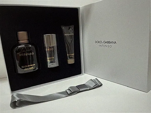 DOLCE GABBANA INTENSO Perfume men 3 pieces gift set