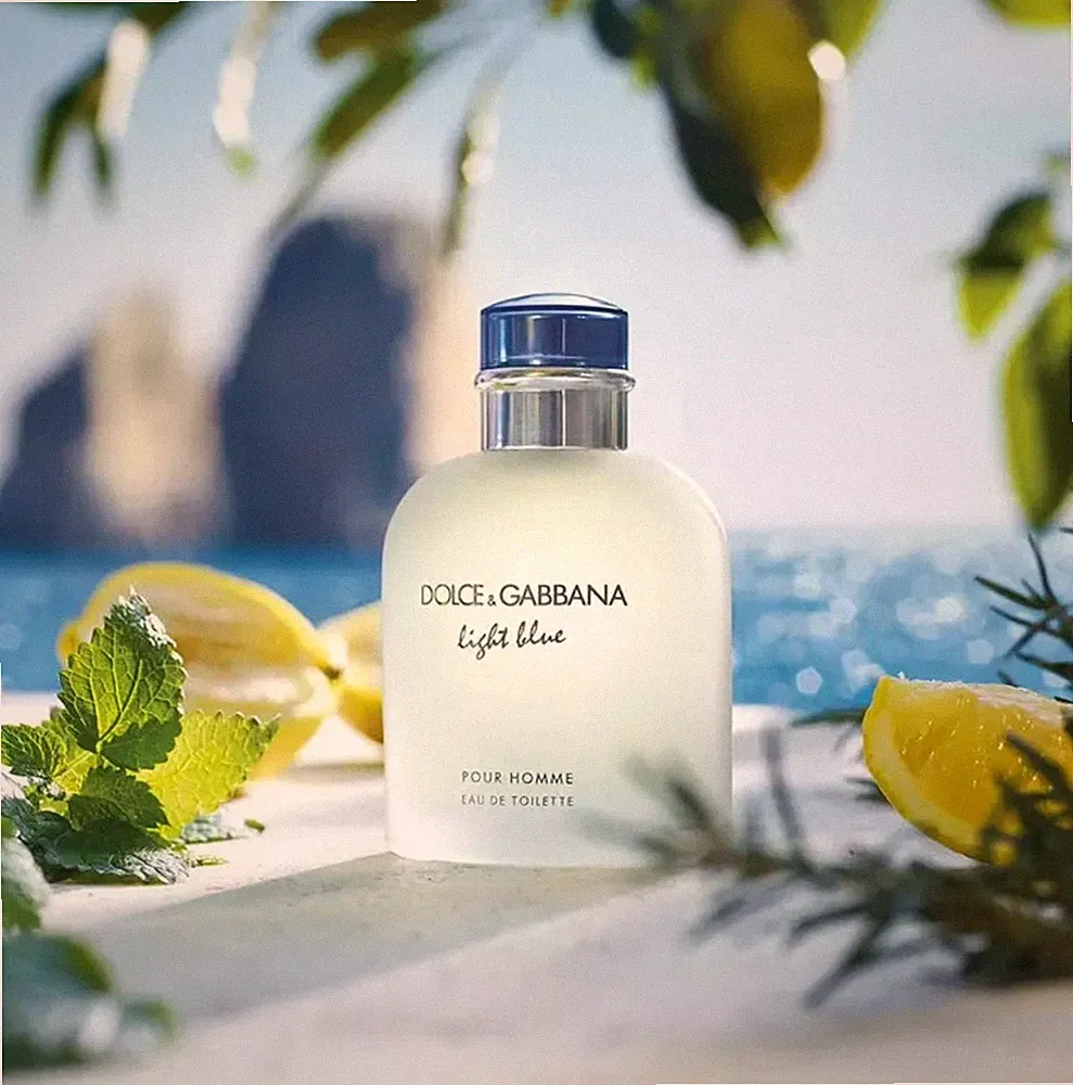 Dolce & Gabbana Light Blue EDT Cologne for Men, 1.3 fl oz Summer Fragrance NEW