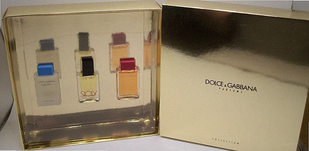 Vintage Dolce & Gabbana 3 Piece Mini Perfume Set including SICILY New NWB